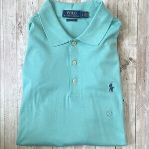 Polo by Ralph Lauren Aqua Short-Sleeve Classic Fit Polo